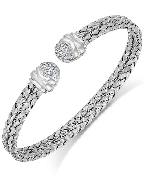 macy's silver bracelets.